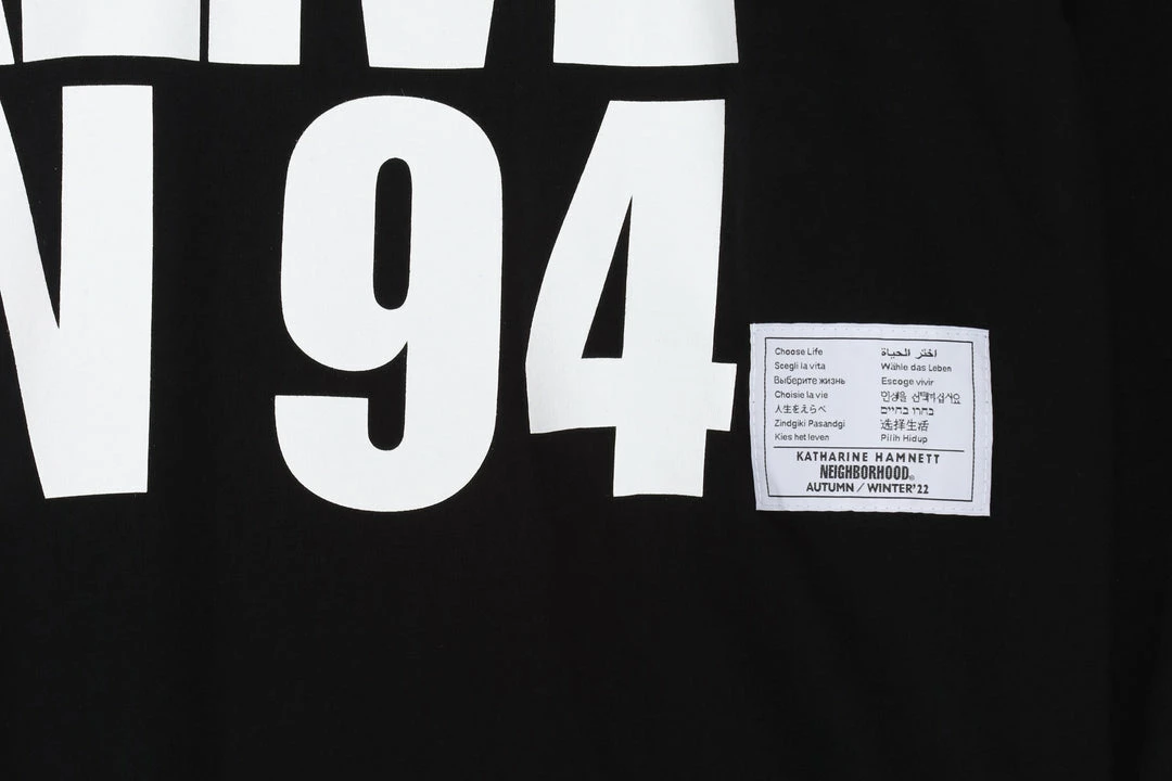 Outlet β Neighborhood X Katharine Hamnett Tee-1 Apparel π 6 Neighborhood X Katharine Hamnett Tee-1 Apparel