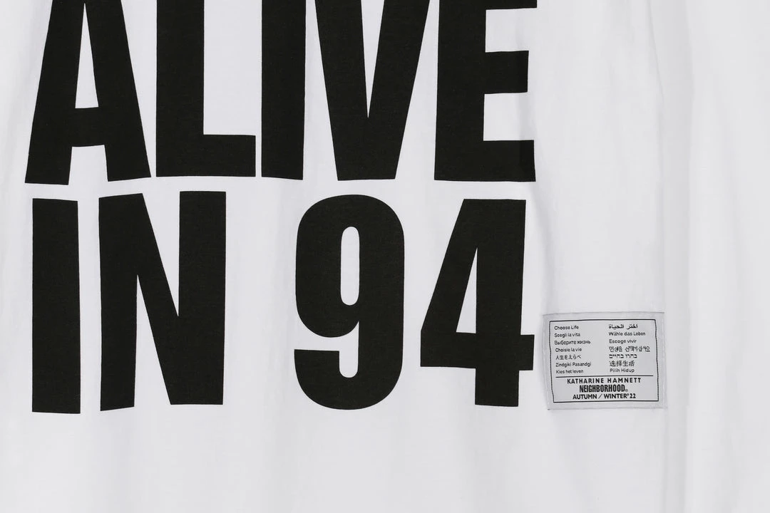 Discount π₯ Neighborhood X Katharine Hamnett Tee-1 Apparel β€οΈ 6 Neighborhood X Katharine Hamnett Tee-1 Apparel