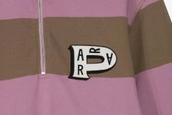 By Parra Worked P Striper Half Zip Sweatshirt