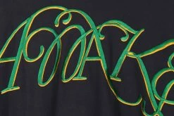 Accessories & Luggage Awake Script Oversized Embroidered Hoodie