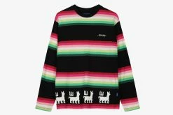 Awake Striped Llama Printed LS Tee Accessories & Luggage