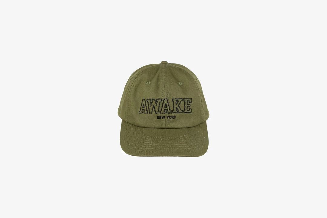 Best Pirce 💯 Awake Military Logo 6-Panel Hat 😉 4 Awake Military Logo 6-Panel Hat