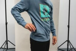 Hanon Crayon Shade Box Logo Sweatshirt Apparel