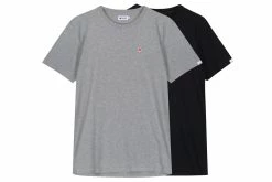 Hanon Flame Badge Tee Double Pack