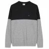 Hanon Blocked Wool Knit "Grey Melange"