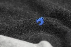 Hanon Blocked Wool Knit "Grey Melange"