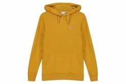 Hanon Flame Badge Hooded Sweatshirt "Dark Mustard"