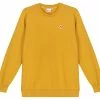 Hanon Flame Badge Crewneck Sweatshirt "Dark Mustard" Apparel