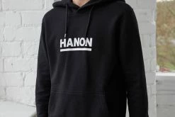Hanon Bar Logo Hooded Sweatshirt