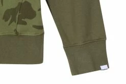 Hanon Camo Print Hooded Sweatshirt Apparel