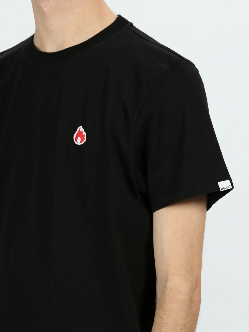 Hot Sale π Apparel Hanon Flame Badge Tee Double Pack "Black/Monument Grey" π 9 Apparel Hanon Flame Badge Tee Double Pack "Black/Monument Grey"