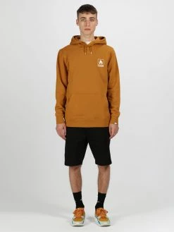 Hanon Box Logo Hooded Sweatshirt