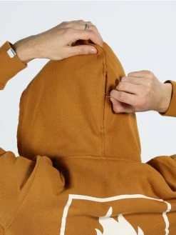 Hanon Box Logo Hooded Sweatshirt