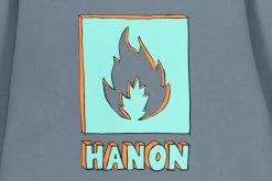 Hanon Crayon Shade Box Logo Sweatshirt Apparel