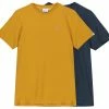 Top 10 π Hanon Flame Badge Tee Double Pack "Petrol Navy/Dark Mustard" π€© 2 Hanon Flame Badge Tee Double Pack "Petrol Navy/Dark Mustard"