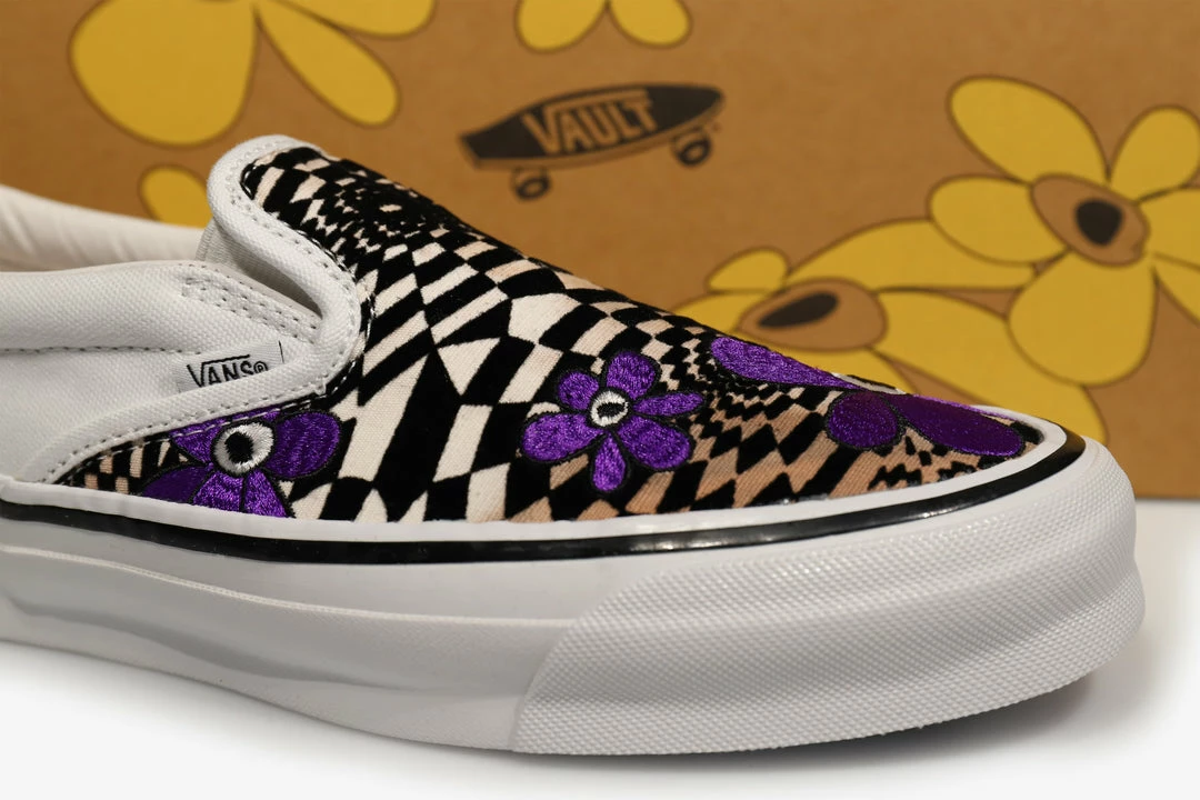 Promo โค๏ธ Vans Vault UA OG Classic Slip-On LX X PAM ๐ 9 Vans Vault UA OG Classic Slip-On LX X PAM